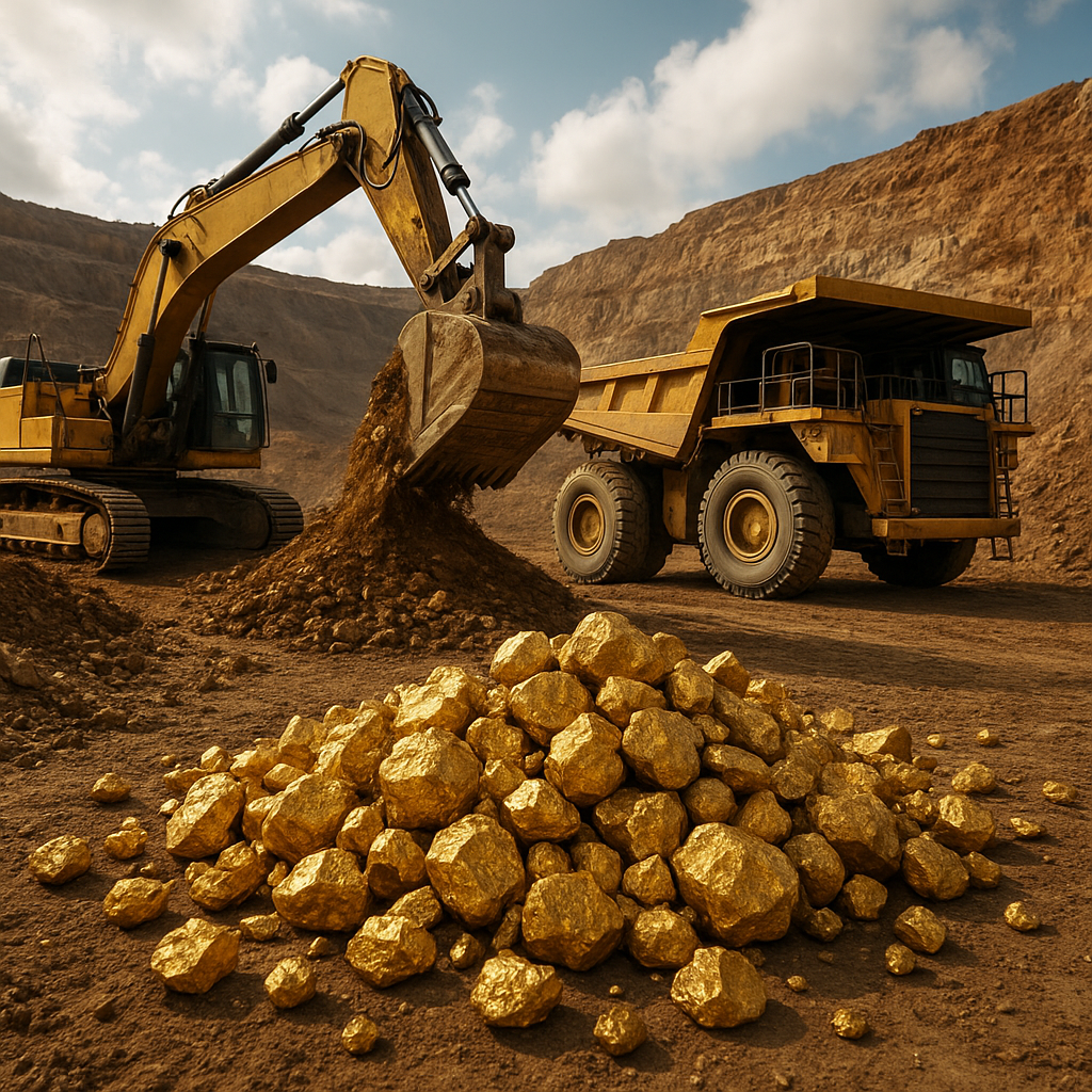 Ile złota wydobywa się rocznie na świecie