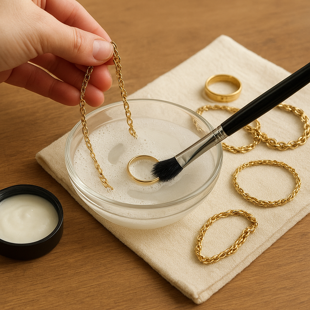 Jak czyścić i pielęgnować biżuterię ze złota