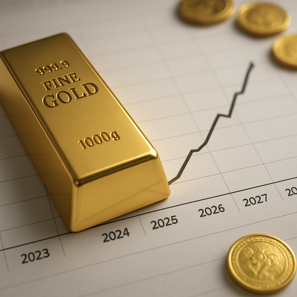 Jakie są prognozy dla ceny złota w najbliższych latach