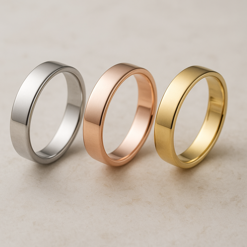 Czym jest złoto białe, różowe i żółte – różnice i skład