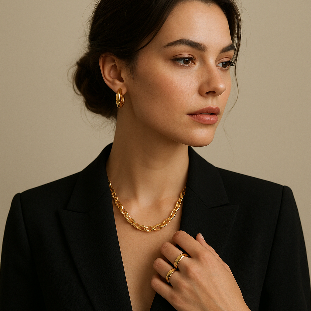 Złoto w modzie – jak nosić złotą biżuterię z klasą