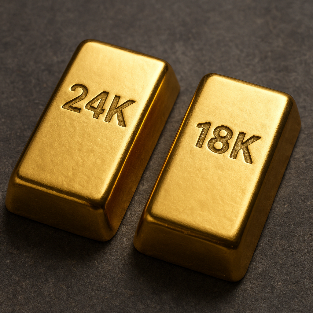Co oznacza 24-karatowe złoto i jak różni się od 18K