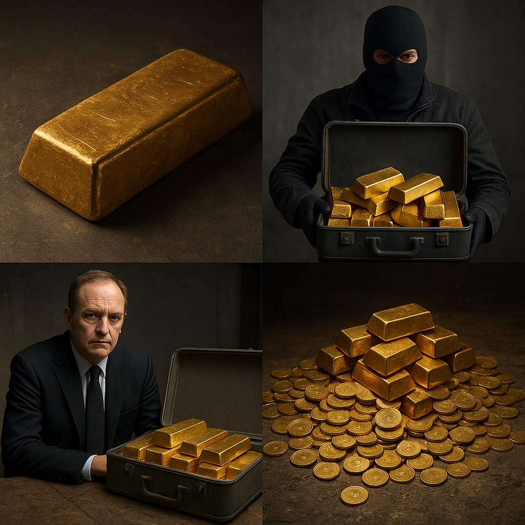 Najsłynniejsze kradzieże złota w historii