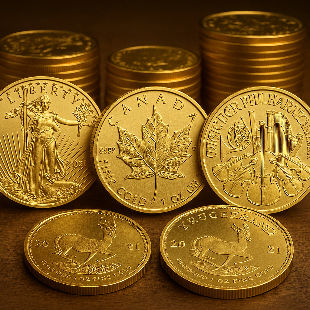 Złote monety bulionowe – które są najbardziej popularne