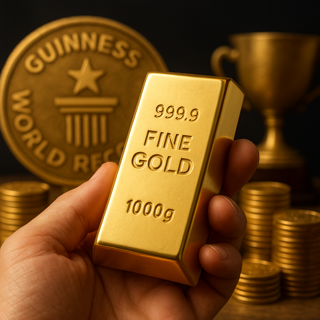 Najciekawsze rekordy Guinnessa związane ze złotem