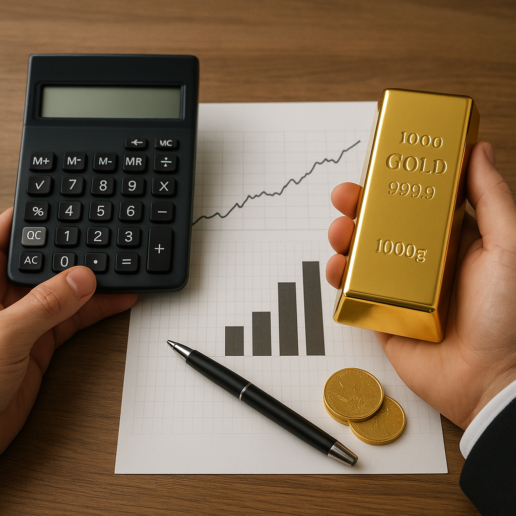 Jak obliczyć marżę przy sprzedaży złota