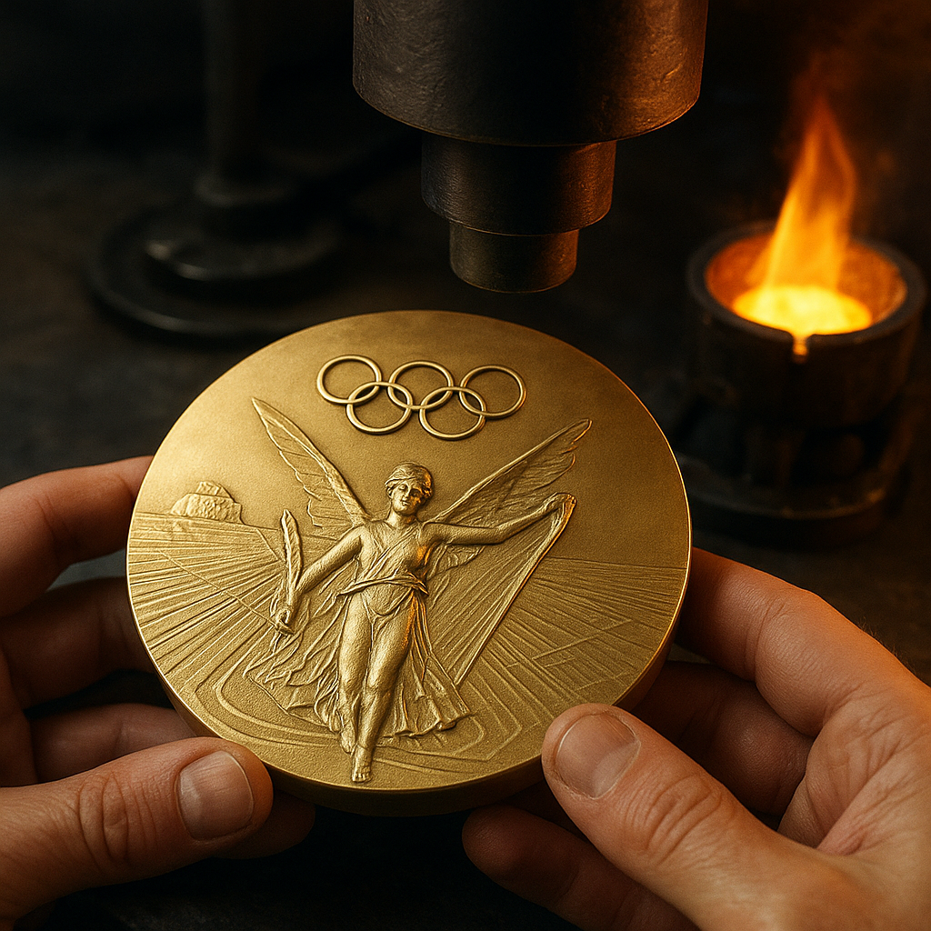 Jak tworzy się złote medale olimpijskie
