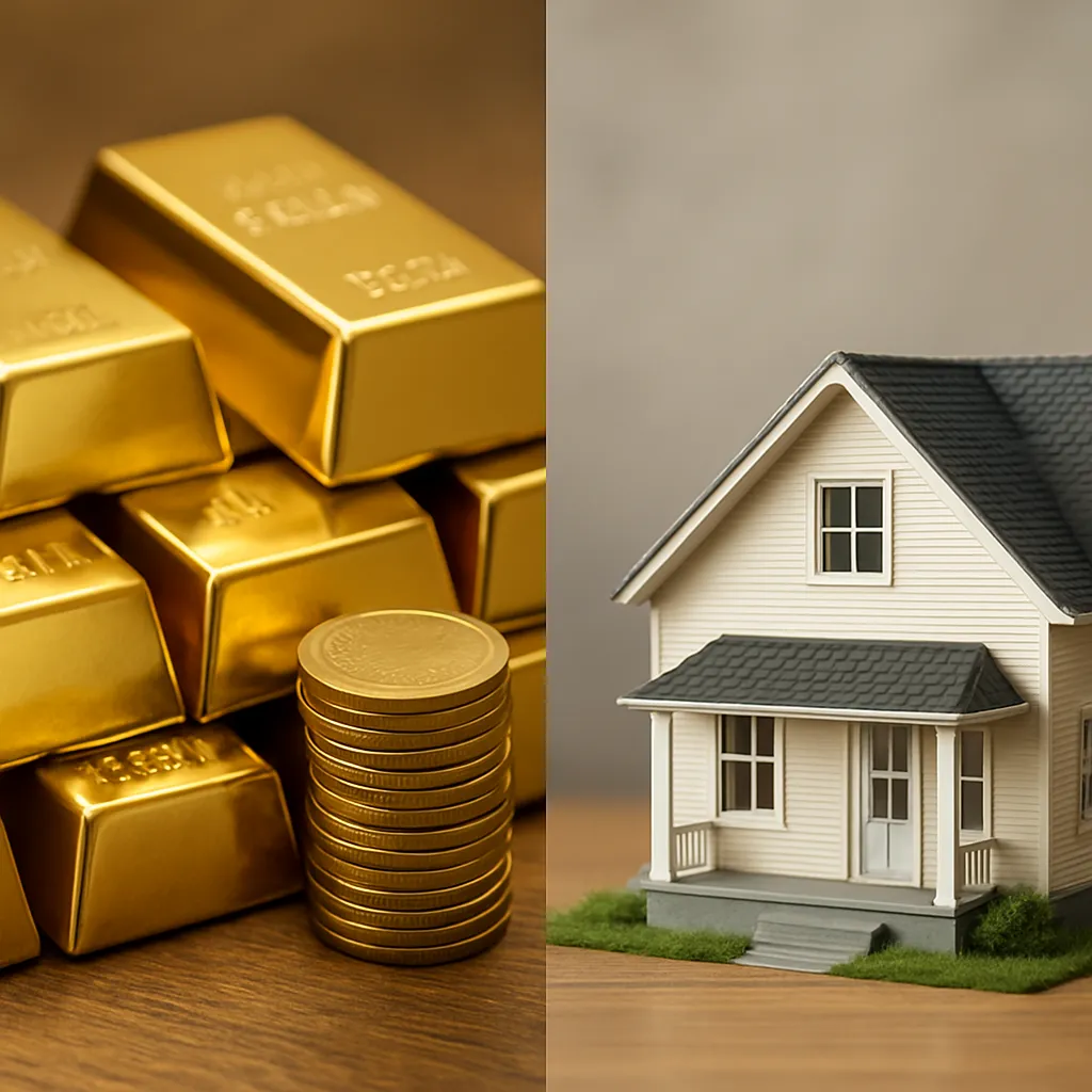 Czy lepiej inwestować w złoto czy nieruchomości?