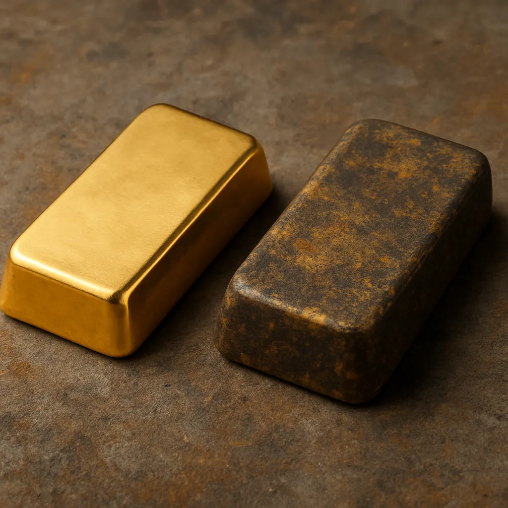 Czy złoto może zardzewieć lub ściemnieć?