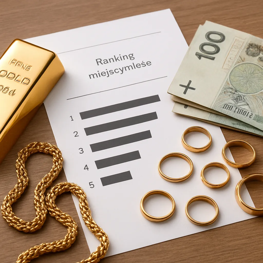 Gdzie najlepiej sprzedać złoto – ranking miejsc w Polsce