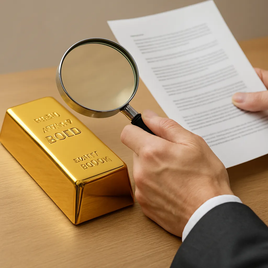Jak rozpoznać, czy złoto pochodzi z legalnego źródła