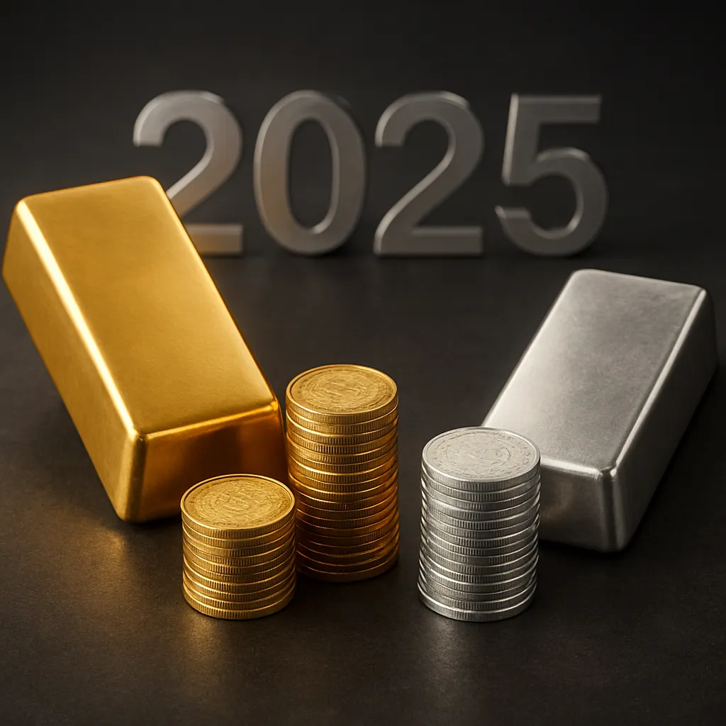 Złoto czy srebro – co bardziej opłaca się w 2025 roku