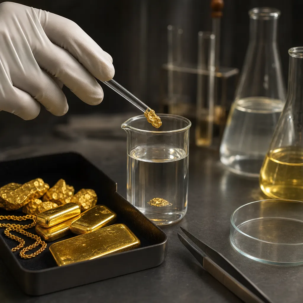 Właściwości chemiczne złota