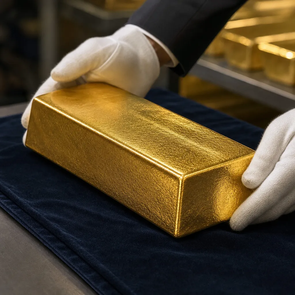 Sztaba złota 400 uncji